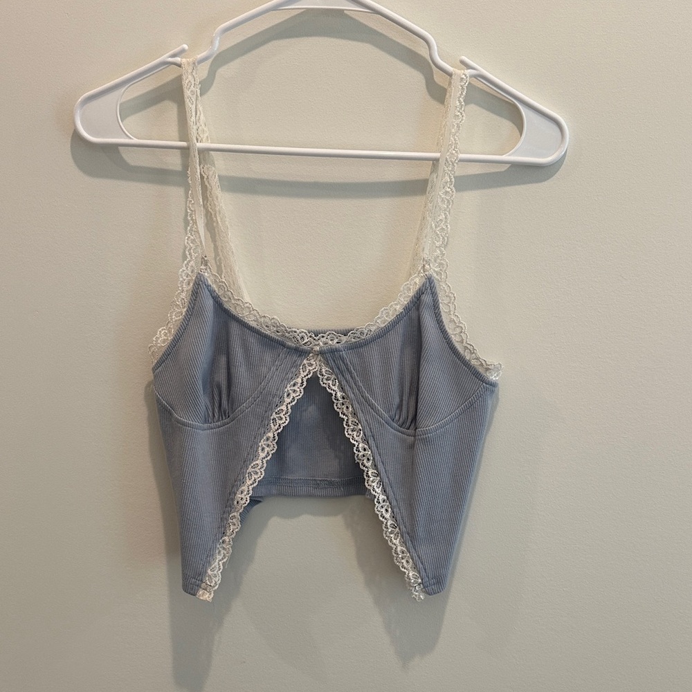 SHEIN Light Blue Knit Top
